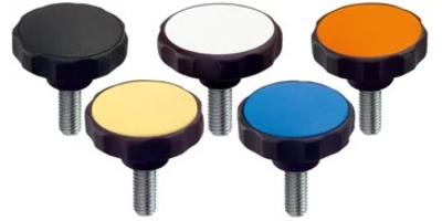 Ställskruv med stjärnvred plast