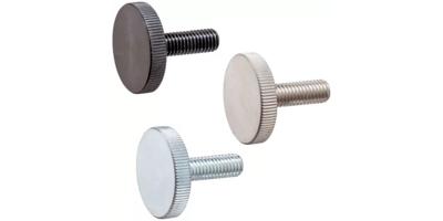 Plan räfflad skruv DIN 653