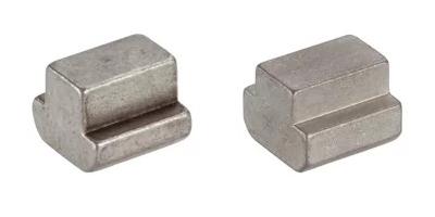 Muttrar för T-spår, halvfabrikat