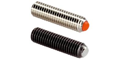 Kultryckskruv utan huvud, slät kula