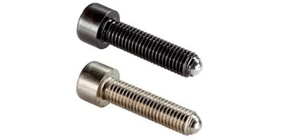 Kultryckskruv med huvud, rund kula