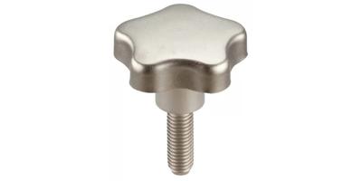 Ställskruv med stjärnvred rostfritt stål