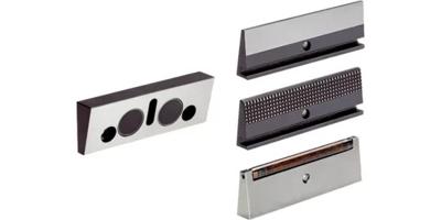 Utbytbara backar till skruvstycken, nedåtriktad effekt