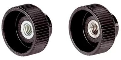 Räfflad mutter plast