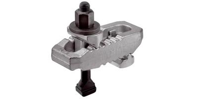 Spännjärn spår, justerbart motstycke, med T-spårsbult