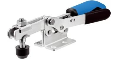 Horisontala snabbspännare med horisontal bas; förstärkt hållkraft