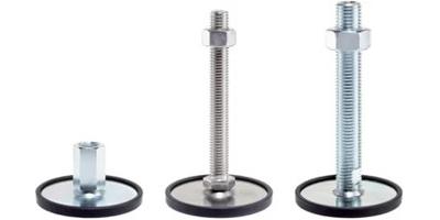 Stödben, skyddad mot glidning