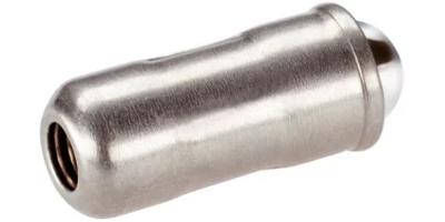 Slät, lång med krage och kula